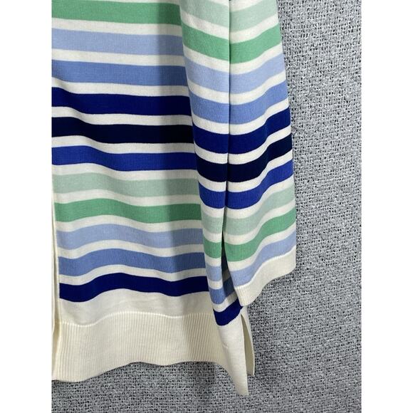 Talbots Plus Cardigan Sweater Women’s 1x Petite Coastal Nautical Old Money - Picture 5 of 13